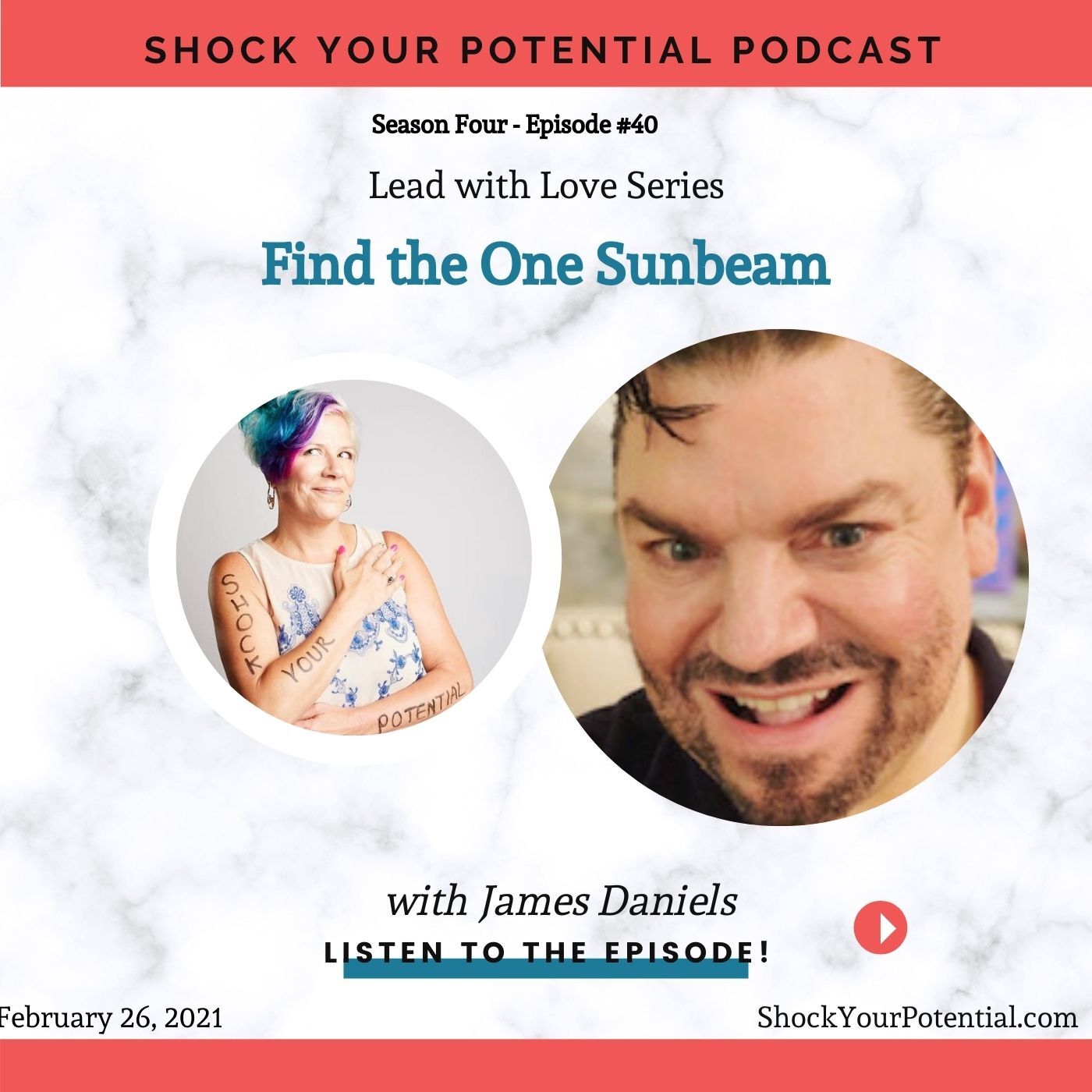 Finding the One Sunbeam – James Daniels